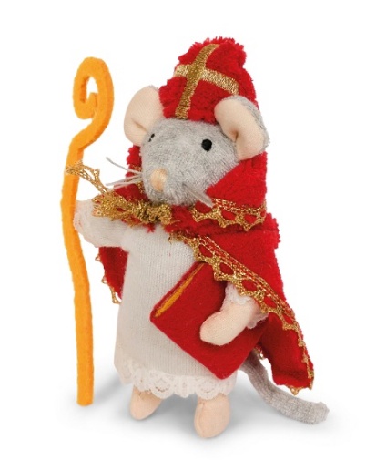 Het Muizenhuis - Sam & Julia - knuffelmuisje Sinterklaas