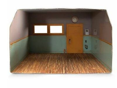 Het Muizenhuis – Sam &amp; Julia – kartonnen miniatuur klaslokaal