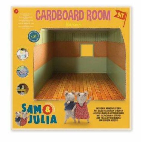 Het Muizenhuis – Sam &amp; Julia – kartonnen miniatuur Babykamer