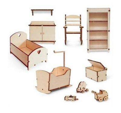Het Muizenhuis – Sam &amp; Julia – meubelkit Babykamer
