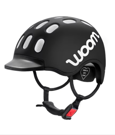 Woom KIDS' Helmet - Kinderfietshelm Zwart (Gen. 2021, maat S)