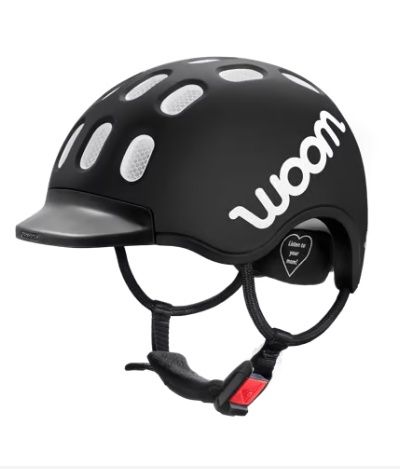 Woom KIDS&#39; Helmet – Kinderfietshelm Zwart (Gen. 2021, maat XS)