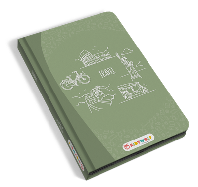 Kidywolf tekenbord Kidydraw mini – reizen en vervoer