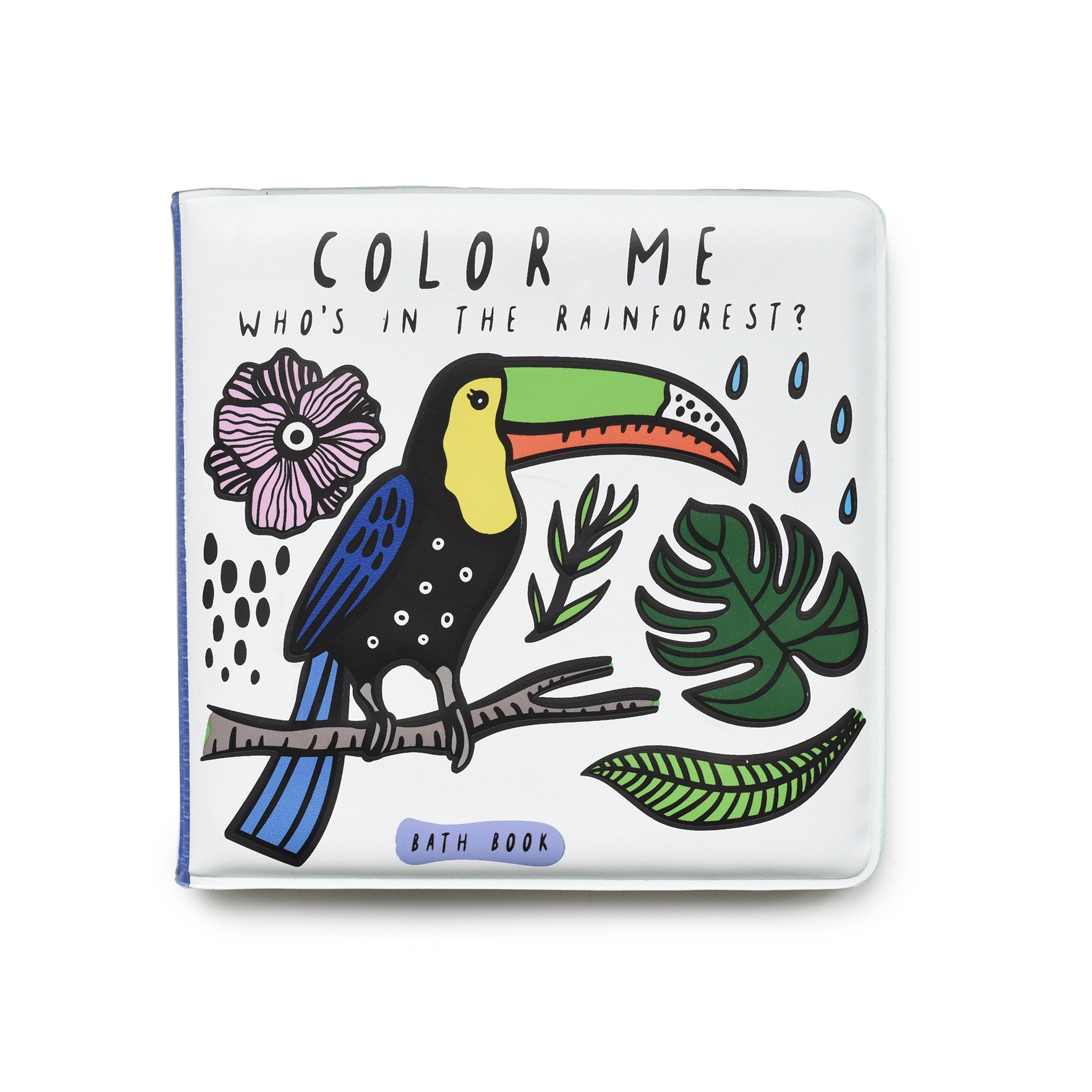 Wee Gallery badboekje - Color Me Rainforest