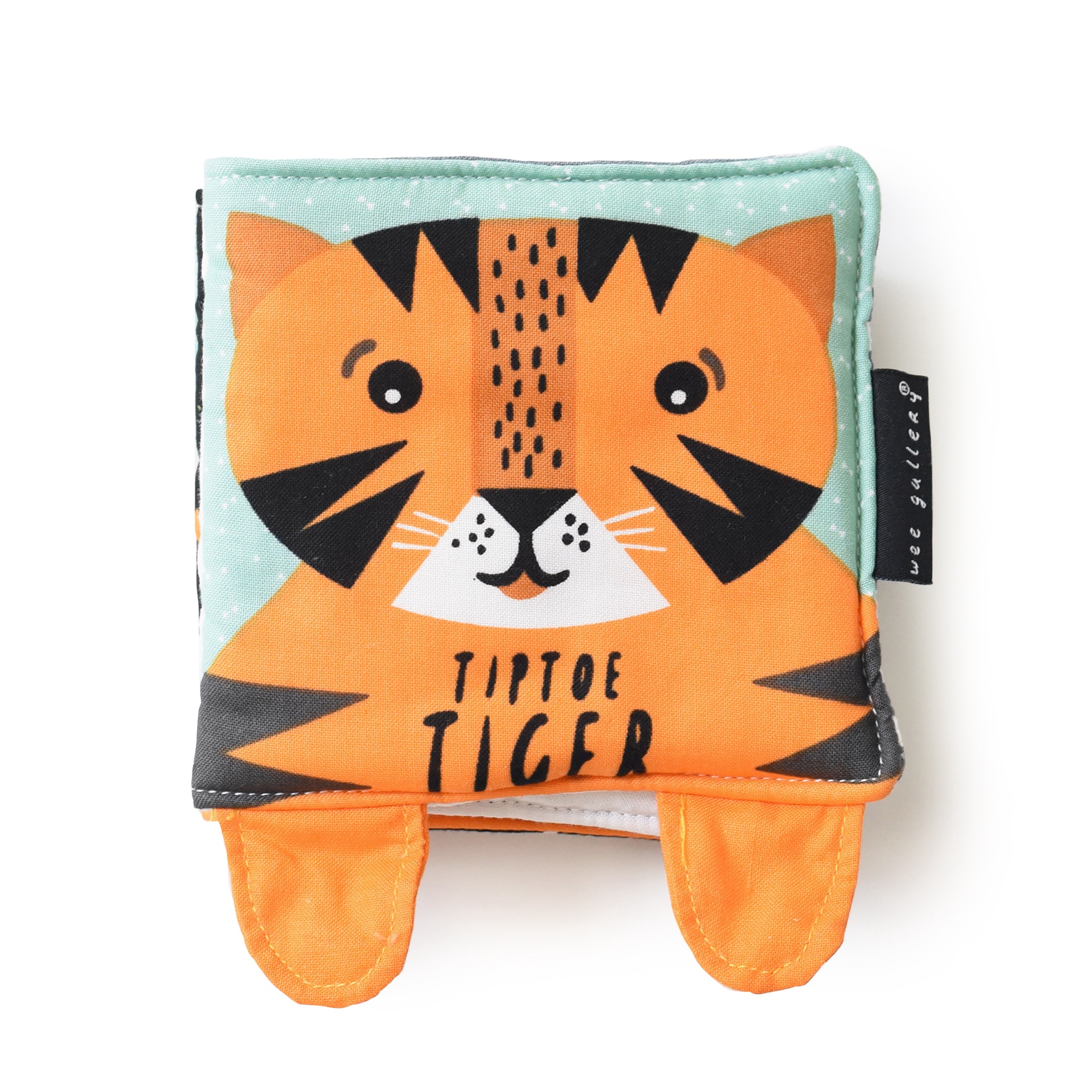 Wee Gallery Soft Book - Tip Toe Tiger