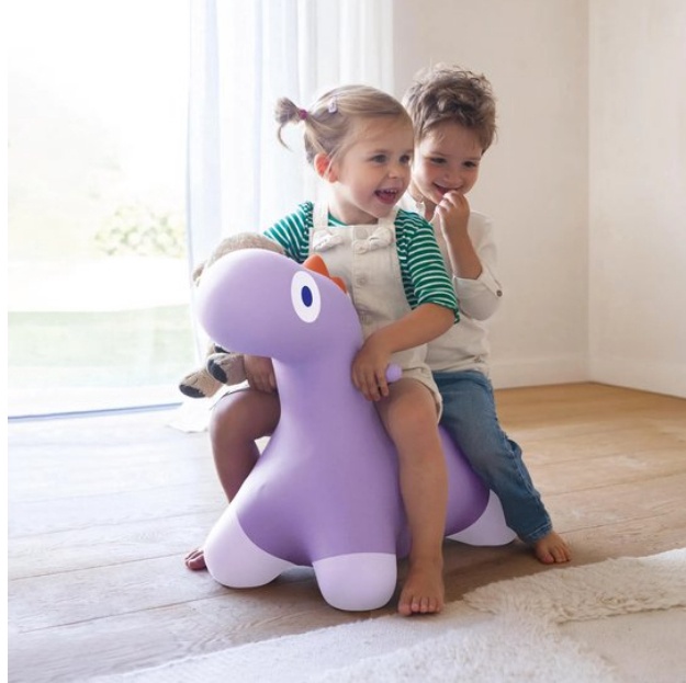 Skippydier dino Quut Hoppi - Bouncing Dino lila