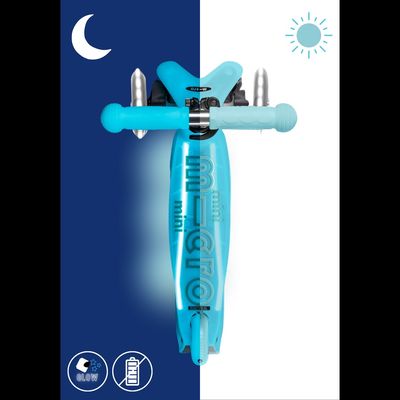 Micro Step Mini Deluxe Glow LED Plus kinderstep – lichtblauw