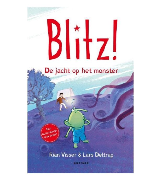 Blitz! 4 - De jacht op het monster-  Rian Visser- Leesboek AVI E4
