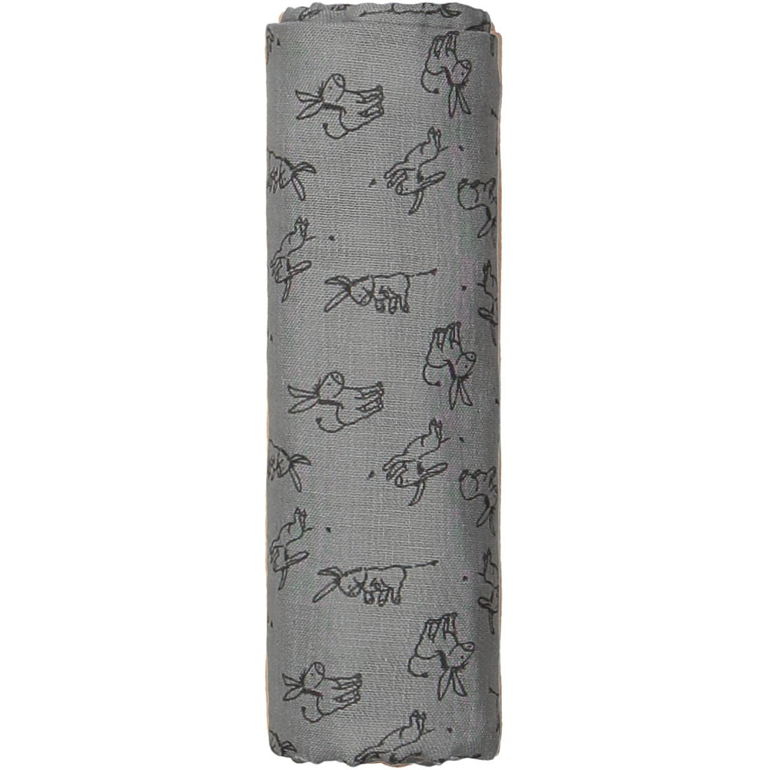 Swaddle cot Cloudy grey (120x120 cm)