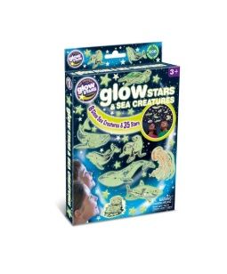 Brainstorm Glow Stars &amp; Sea Creatures 43-delig interieur
