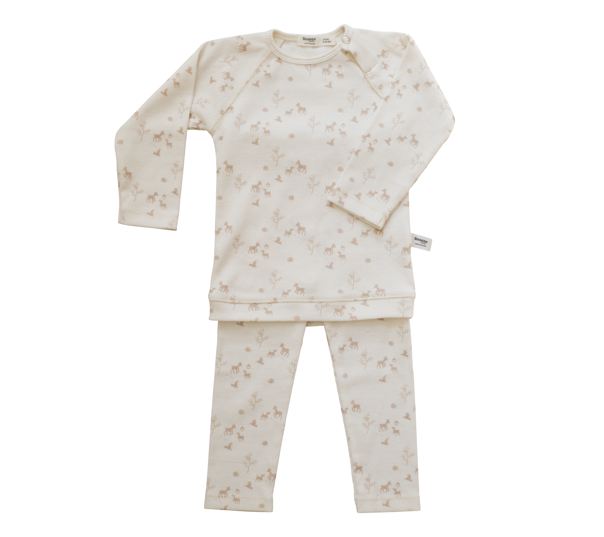GOTS Pyjama 74/80 Peach Blush