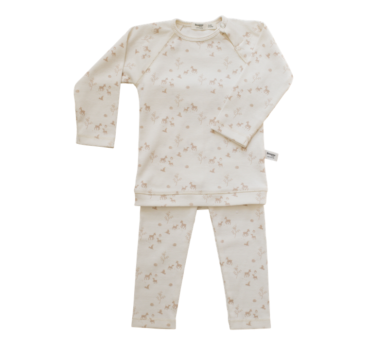 GOTS Pyjama 86/92 Peach Blush