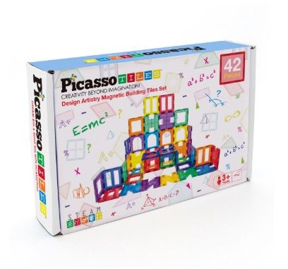 Picasso Tiles Artistry Magnetic Tiles – 42-delig