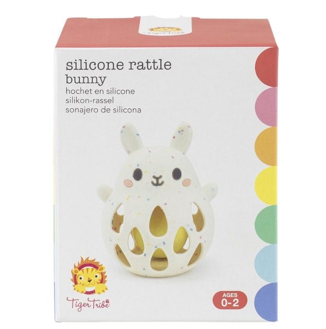 Tiger Tribe Silicone Rattle - Bunny