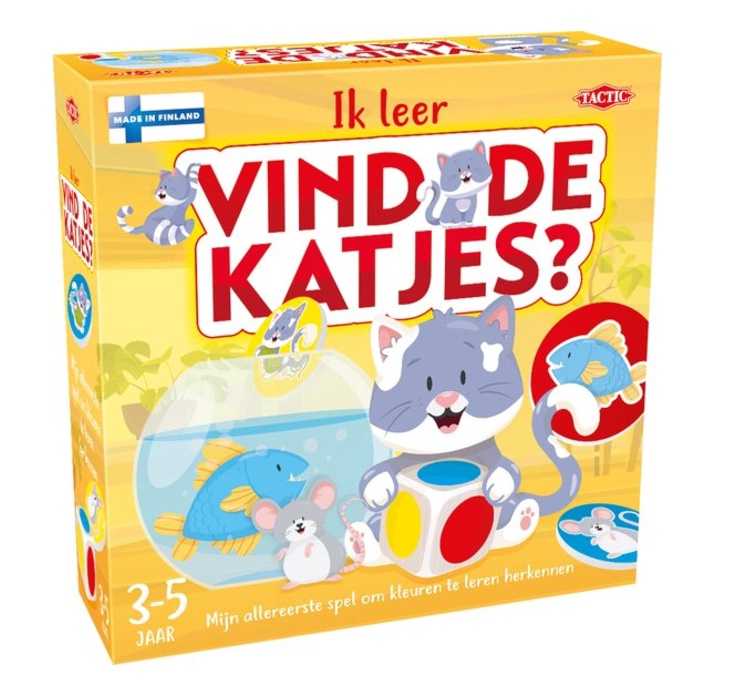 Tactic Vind de Katjes - Bordspel