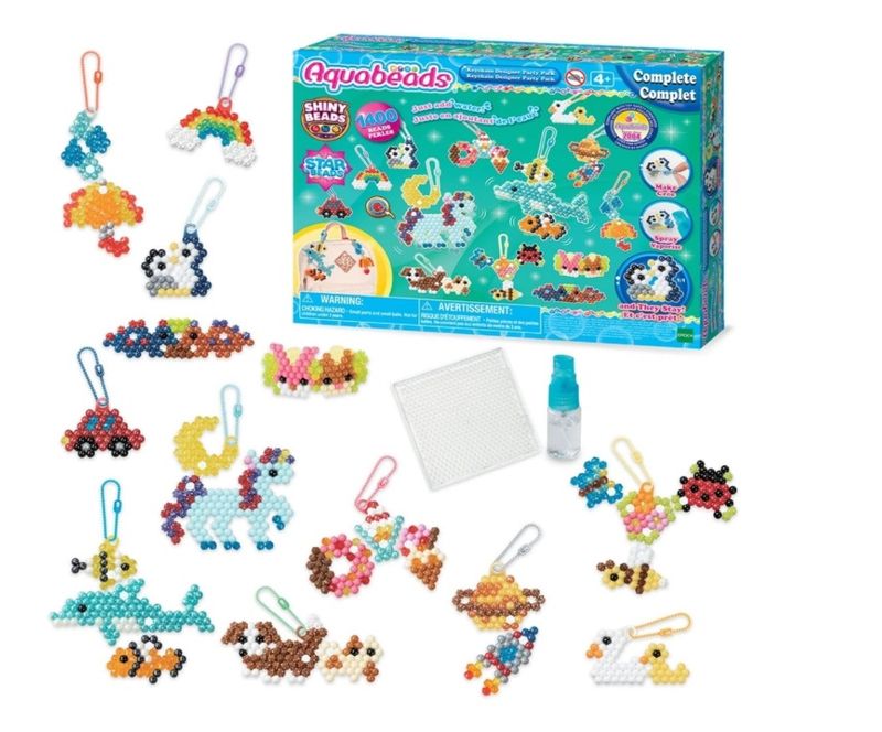 Aquabeads knutselset – Keychain Designer Party – sleutelhangers