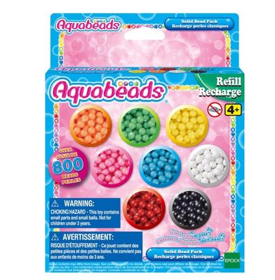 Aquabeads knutselset navulling – parelpakket 8 kleuren
