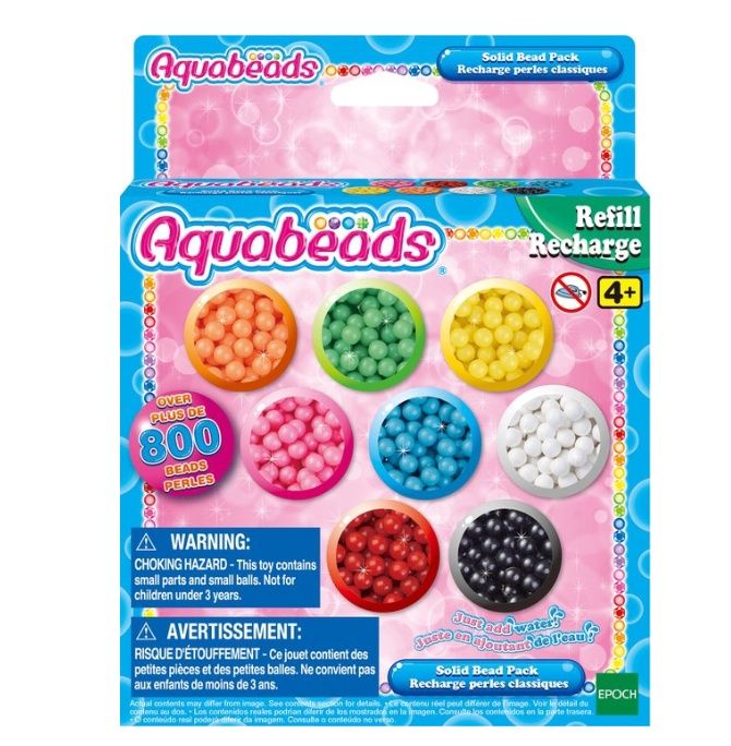 Aquabeads knutselset navulling – parelpakket 8 kleuren