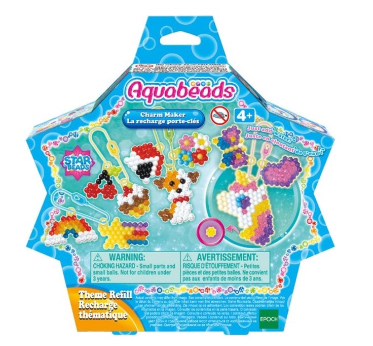 Aquabeads knutselset navulling - sleutelhanger accessoires