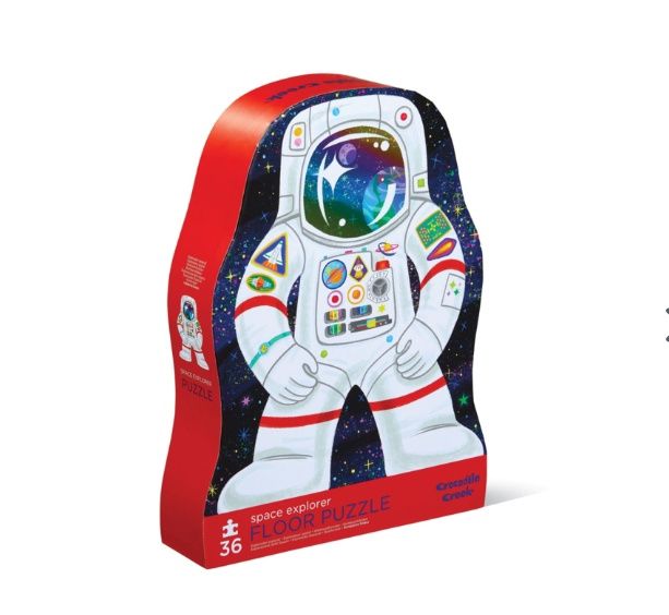 Crocodile Creek vloerpuzzel Astronaut – 36 stukjes