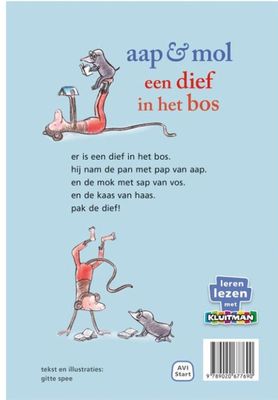 Leren lezen met Kluitman - aap &amp; mol. een dief in het bos