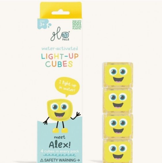 Glo Pals Alex Lichtblokjes (4 stuks)