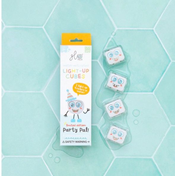 Glo Pals Party Lichtblokjes (4 stuks, multicolor)