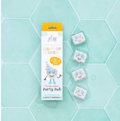 Glo Pals Party navulset – lichtgevend badspeelgoed 4 stuks multicolor