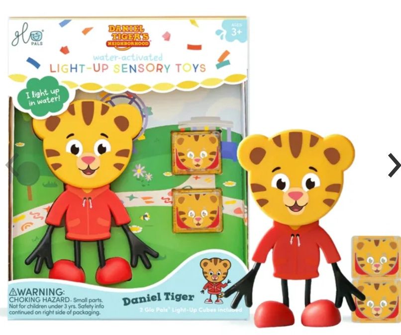 Glo Pals Daniel Tiger Lichtfiguur (incl. 2 blokjes)