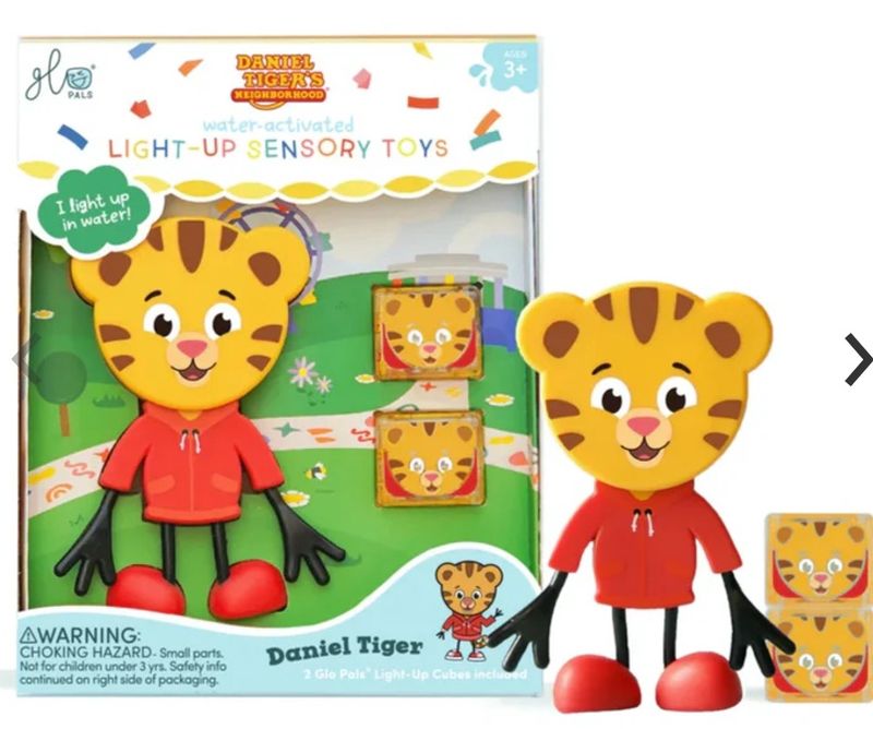 Glo Pals Daniel Tiger Lichtfiguur (incl. 2 blokjes)