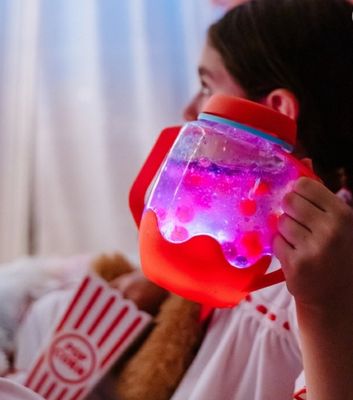 Glo Pals Sensory Play Cup Coral