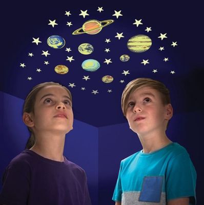 Brainstorm Glow Stars and Planets 43-delige set interieur