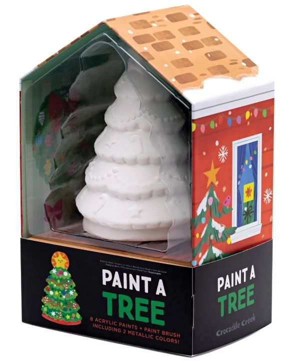paint a ceramic/christmas tree