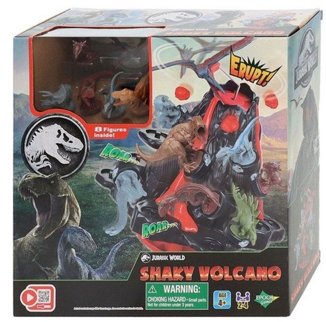 Epoch Games Jurassic World Shaky Volcano – actiespel voor kinderen vanaf 5 jaar