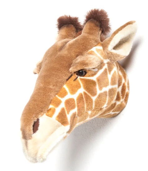 Wild & Soft Dierenkop Giraf Ruby