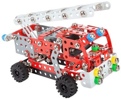 Alexander Toys Constructor Brandweerwagen – 314-delig STEM speelgoed in elkaar gezet.