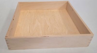 Alexander Toys houten speelbak 25 x 25 cm zonder deksel – sensorisch speelgoed

