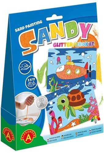 Alexander Toys Sandy Glitter knutselset – Submarine &amp; Schildpad