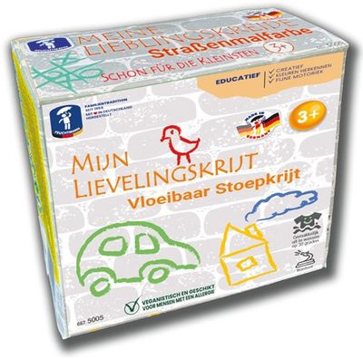 Feuchtmann vloeibaar stoepkrijt kinderen – 4x100g