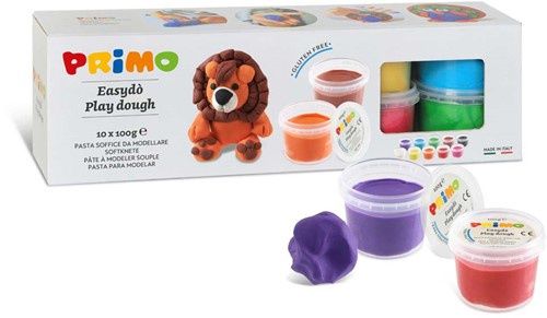 PRIMO EASYDÒ boetseerklei – 10 kleuren glutenvrij modelleerdeeg