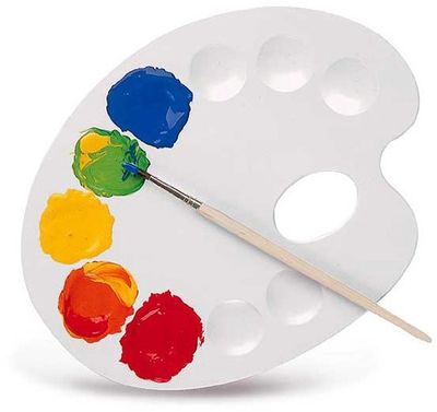 PRIMO schilderspalet – middelgroot kunststof palet voor kinderen