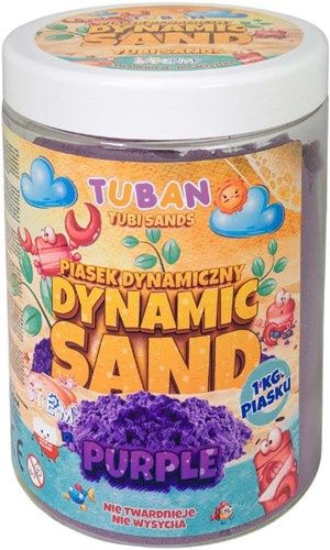 Tuban - kinetisch zand – Paars 1 Kg