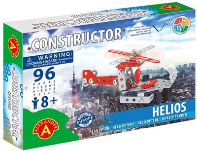 Alexander Toys Constructor Helios helikopter 96-delige bouwset in de verpakking – STEM speelgoed