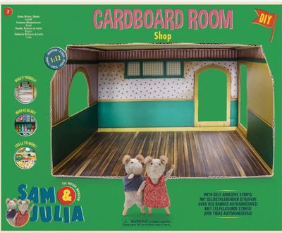 Het Muizenhuis – Sam &amp; Julia – kartonnen miniatuur Winkel
