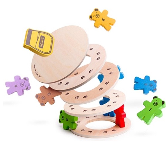 Bigjigs Tuimelende Teddyberen - Bordspel