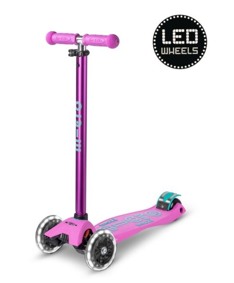 Maxi Micro kinderstep Deluxe LED lavendel - Limited Edition