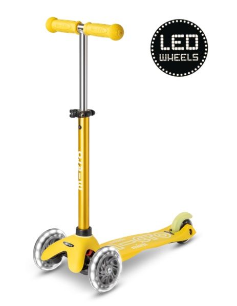 Micro Step Mini Deluxe LED kinderstep – geel
