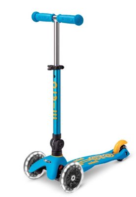 Micro Step Mini inklapbare kinderstep – LED Ocean Blue