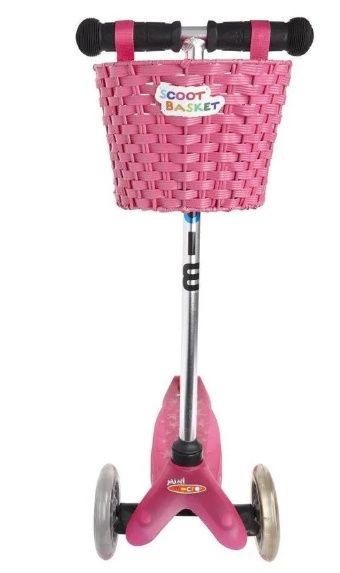 Scoot 'n Pull Stepmandje roze