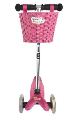 Scoot 'n Pull Stepmandje roze

